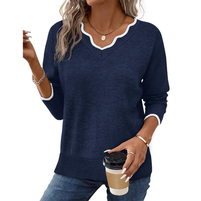 🍁New Fall Collection-Women’s Casual Long Sleeve Knit Top