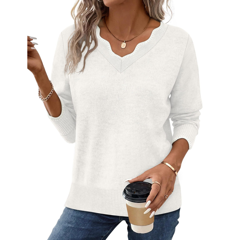 🍁New Fall Collection-Women’s Casual Long Sleeve Knit Top