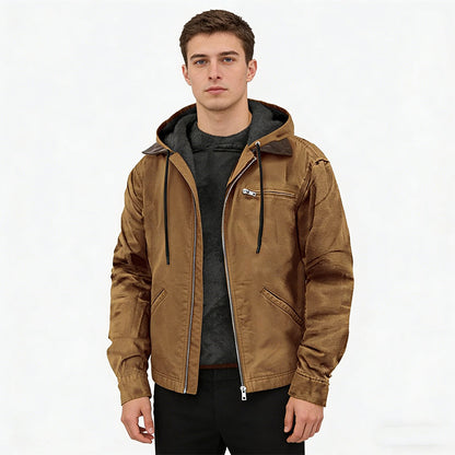 ⌛Limited-Time Offer🛍️Men's Warm Hooded Work Jacket