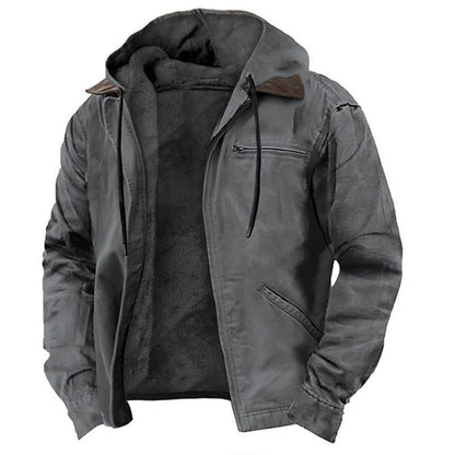 ⌛Limited-Time Offer🛍️Men's Warm Hooded Work Jacket