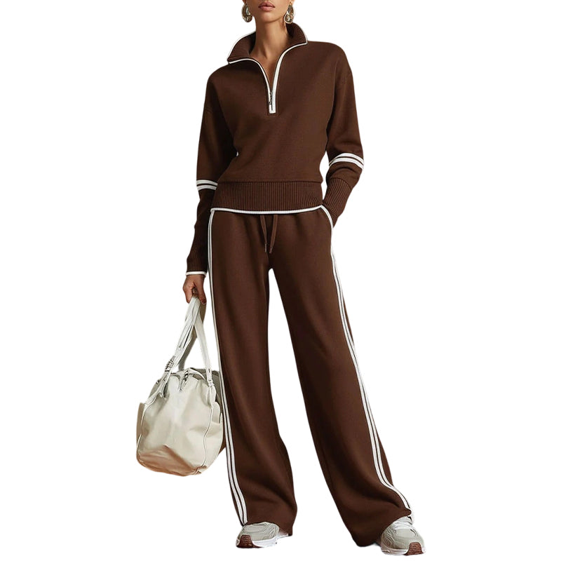 Women's Half-Zip Tracksuit Set