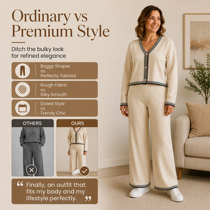 Women's Knit Two-Piece Sweater Set