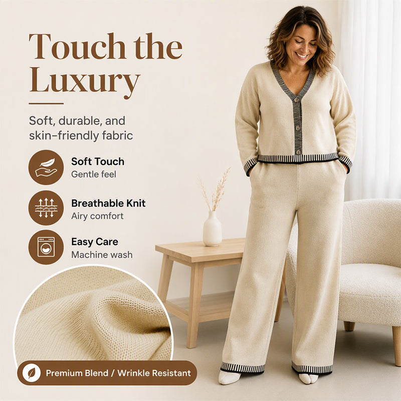 Women's Knit Two-Piece Sweater Set