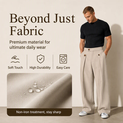 Men's Straight Leg Wrinkle Resistant Pants