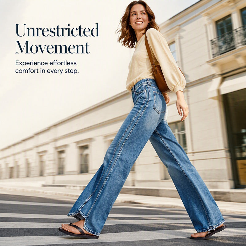 Women's High Waisted Wide Leg Jeans
