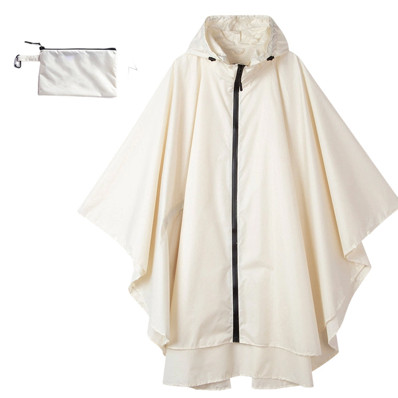 Unisex Waterproof Lightweight Hooded Rain Poncho