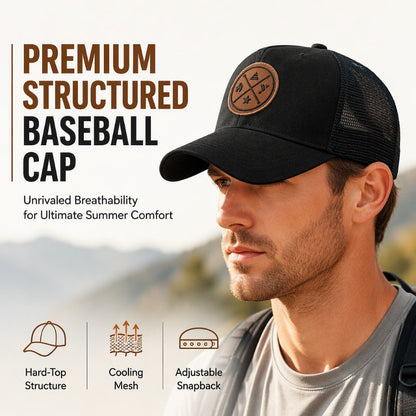 Men's Breathable Mesh Baseball Cap