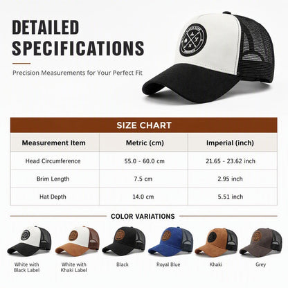 Men's Breathable Mesh Baseball Cap