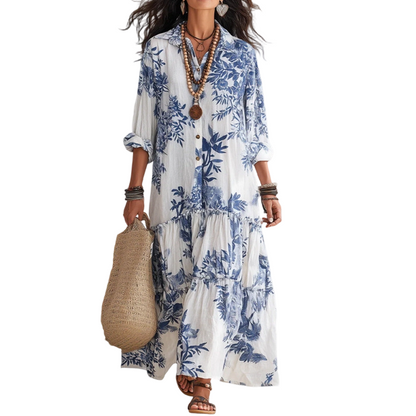 Women's Floral Print Maxi Dress