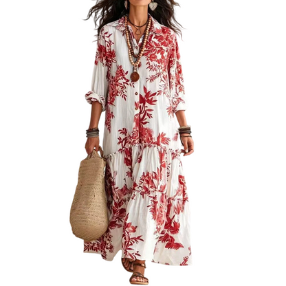 Women's Floral Print Maxi Dress