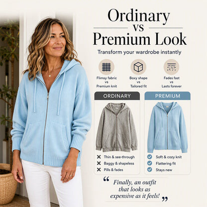 Women's Loose Hooded Knit Cardigan