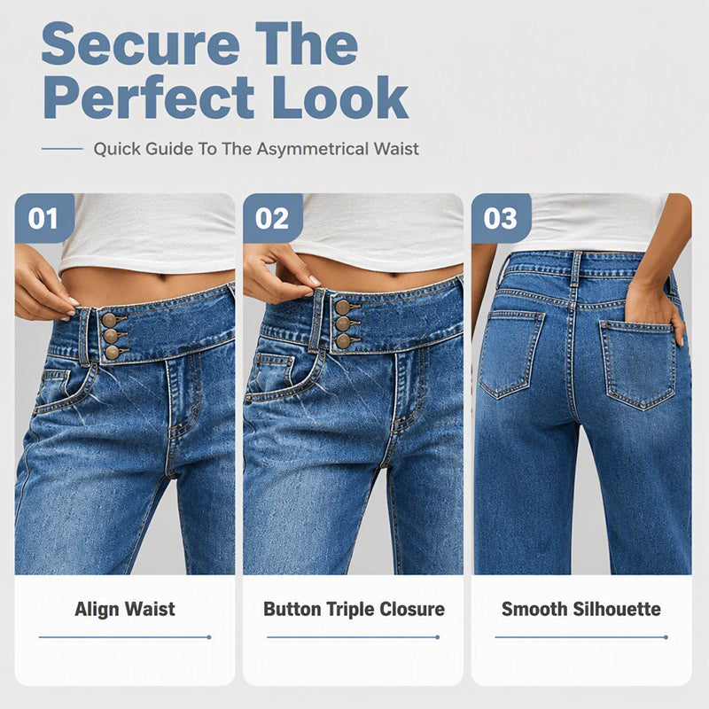 ⌛Limited-Time Offer🛍️Women's Wide-Leg Stretchy Jeans