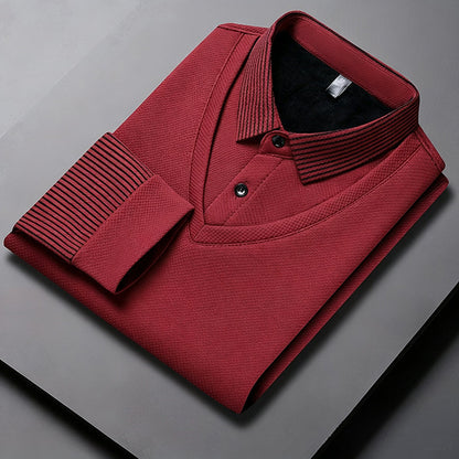 ⌛Limited-Time Offer🛍️Men's False Two-Piece Long Sleeve Top