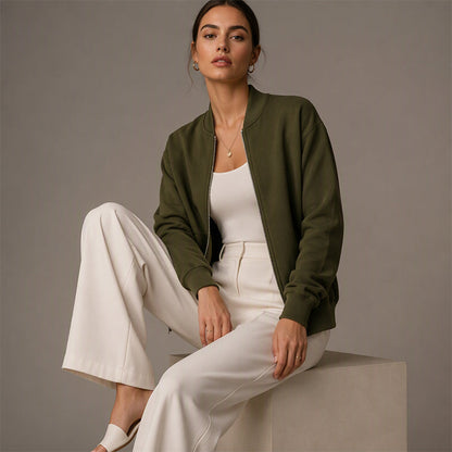 Women's Casual Zip Up Jacket