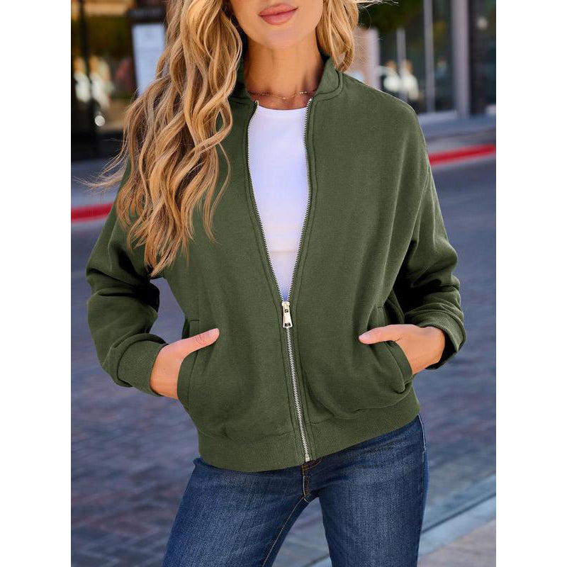 Women's Casual Zip Up Jacket