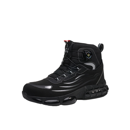High-Top Safety Shoes with Steel Toe & Puncture Resistant Sole