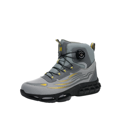 High-Top Safety Shoes with Steel Toe & Puncture Resistant Sole