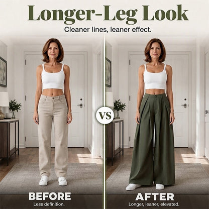 Women's Pleated Wide Leg Pants