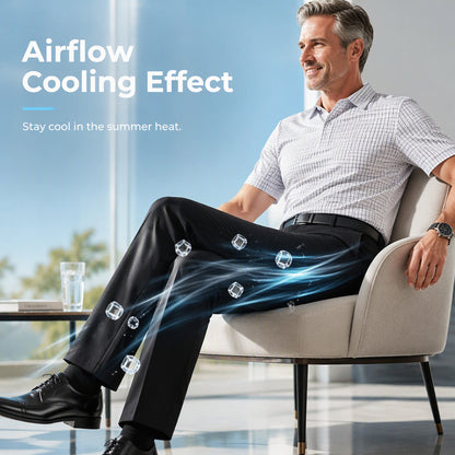 Men's Ice Silk Casual Trousers