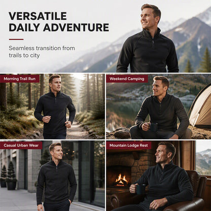⌛Limited-Time Offer-Men's Polar Fleece Stand Collar Warm Sweatshirt