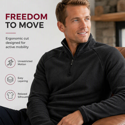 ⌛Limited-Time Offer-Men's Polar Fleece Stand Collar Warm Sweatshirt