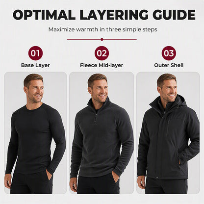 ⌛Limited-Time Offer-Men's Polar Fleece Stand Collar Warm Sweatshirt