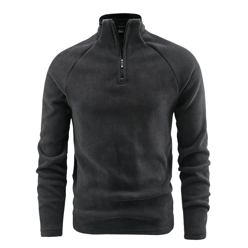 ⌛Limited-Time Offer-Men's Polar Fleece Stand Collar Warm Sweatshirt