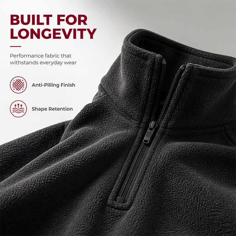 ⌛Limited-Time Offer-Men's Polar Fleece Stand Collar Warm Sweatshirt