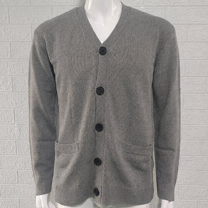 Bestseller🏆🧶 Men's V-Neck Knit Cardigan – Timeless Silhouette & All-Day Comfort for Every Occasion