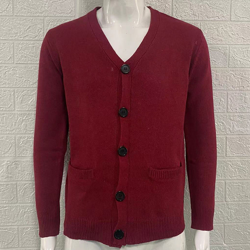 Bestseller🏆🧶 Men's V-Neck Knit Cardigan – Timeless Silhouette & All-Day Comfort for Every Occasion