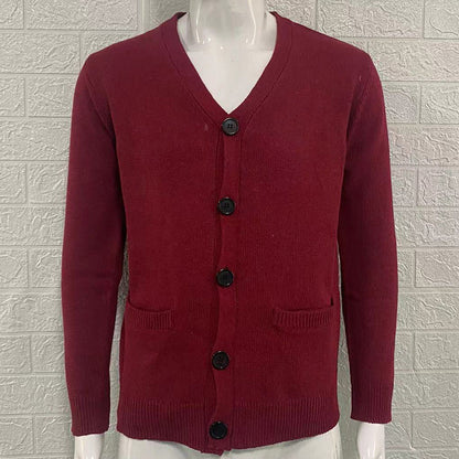 Bestseller🏆🧶 Men's V-Neck Knit Cardigan – Timeless Silhouette & All-Day Comfort for Every Occasion