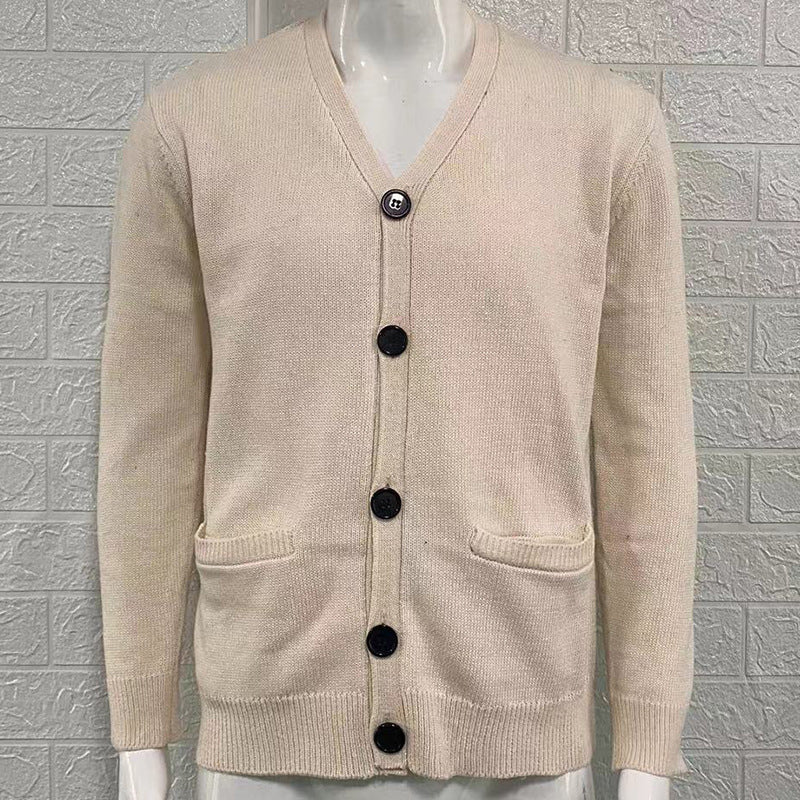 Bestseller🏆🧶 Men's V-Neck Knit Cardigan – Timeless Silhouette & All-Day Comfort for Every Occasion