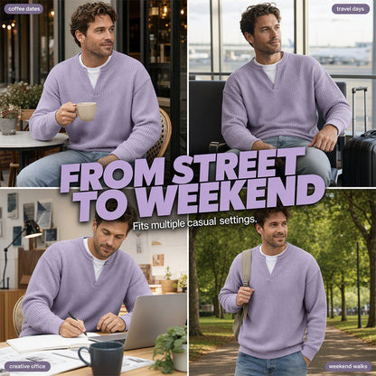 ⌛Limited-Time Offer🛍️Layered Comfort Waffle Tee