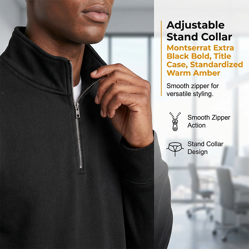 Bestseller🏆👕 Men's Ribbed Quarter-Zip Sweatshirt – Timeless Silhouette & All-Day Comfort for Every Occasion