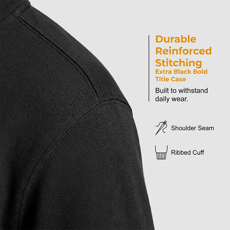 Bestseller🏆👕 Men's Ribbed Quarter-Zip Sweatshirt – Timeless Silhouette & All-Day Comfort for Every Occasion