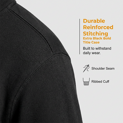 Bestseller🏆👕 Men's Ribbed Quarter-Zip Sweatshirt – Timeless Silhouette & All-Day Comfort for Every Occasion