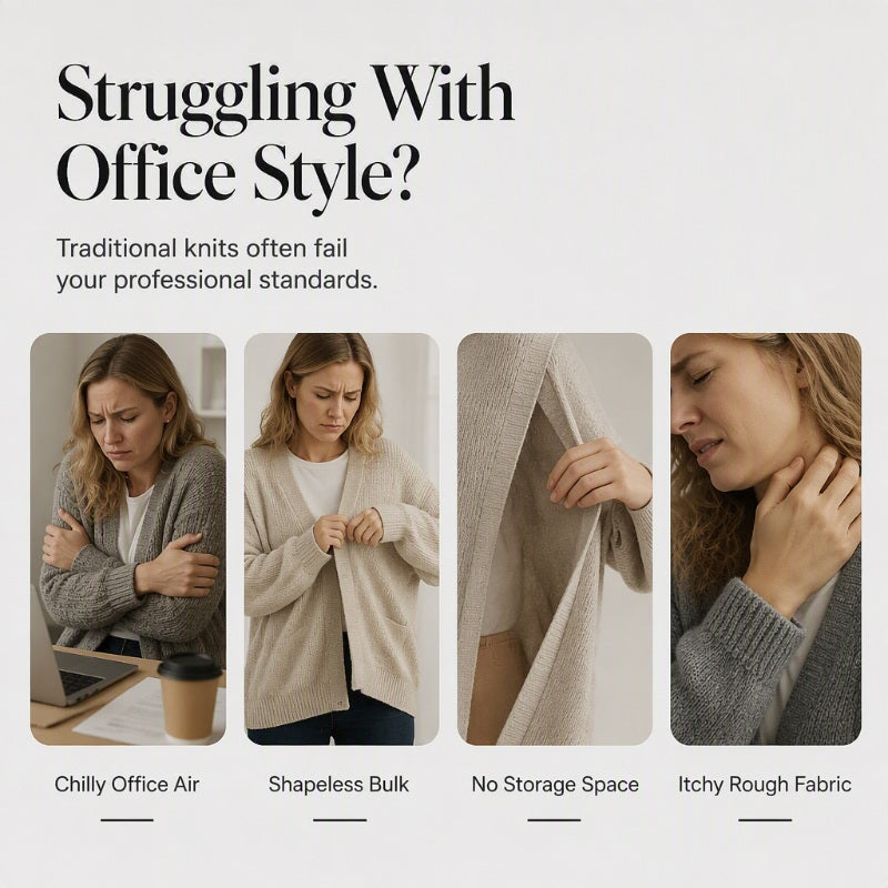 Bestseller🏆🧥 Knit Lapel Cardigan – Timeless Silhouette & Effortless Elegance for Every Look