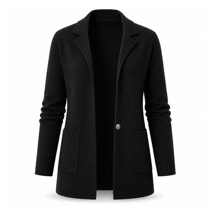 Bestseller🏆🧥 Knit Lapel Cardigan – Timeless Silhouette & Effortless Elegance for Every Look