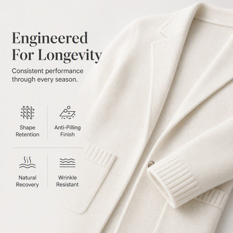 Bestseller🏆🧥 Knit Lapel Cardigan – Timeless Silhouette & Effortless Elegance for Every Look
