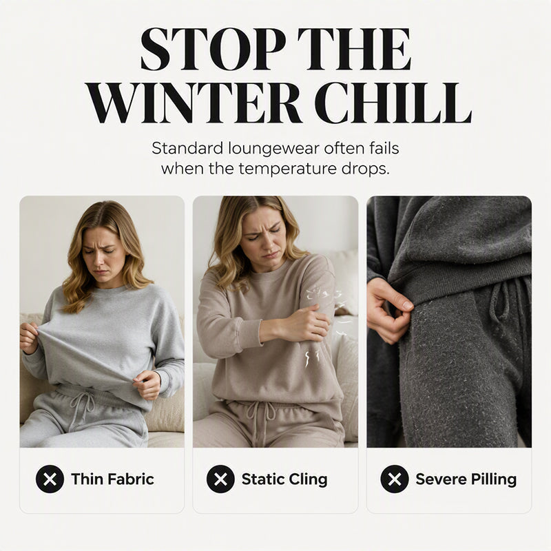 Bestseller🏆🧥 Embossed Geometric Plush Set – Timeless Comfort & Effortless Style for Every Occasion
