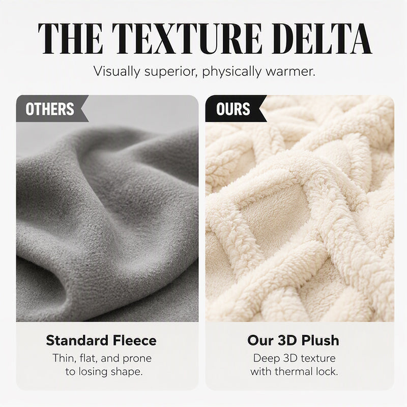 Bestseller🏆🧥 Embossed Geometric Plush Set – Timeless Comfort & Effortless Style for Every Occasion