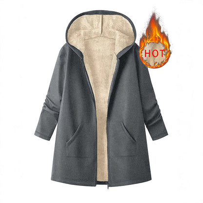 Women’s Cozy Hooded Casual Warm Jacket
