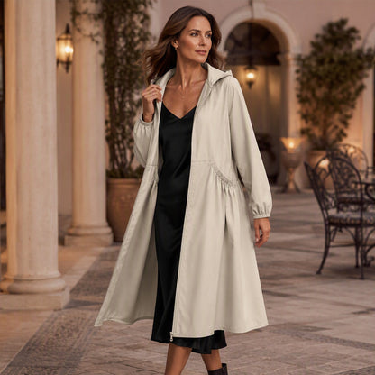 Bestseller🏆🧥 Mid-Length Hooded Jacket – Timeless Silhouette & All-Day Comfort for Every Occasion