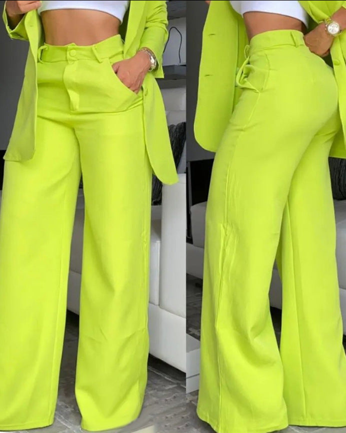 Bestseller🏆👔💕 Blazer & Wide-Leg Pants Set – Timeless Silhouette & All-Day Comfort for Every Look