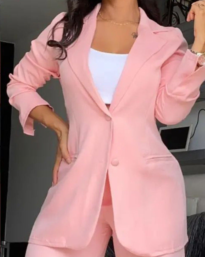 Bestseller🏆👔💕 Blazer & Wide-Leg Pants Set – Timeless Silhouette & All-Day Comfort for Every Look