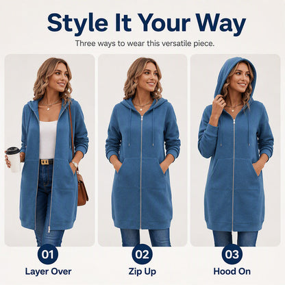 Bestseller🏆🧥 Hooded Cardigan – Timeless Silhouette & Effortless Style for Every Look