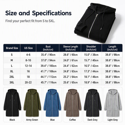 Bestseller🏆🧥 Hooded Cardigan – Timeless Silhouette & Effortless Style for Every Look