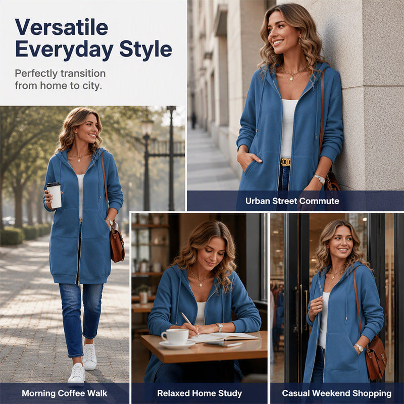 Bestseller🏆🧥 Hooded Cardigan – Timeless Silhouette & Effortless Style for Every Look