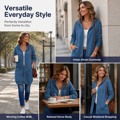 Bestseller🏆🧥 Hooded Cardigan – Timeless Silhouette & Effortless Style for Every Look