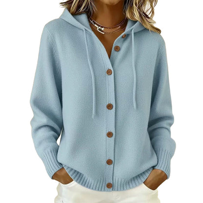 Hot Sale 50% OFF💖Women's Cozy Hooded Knit Cardigan